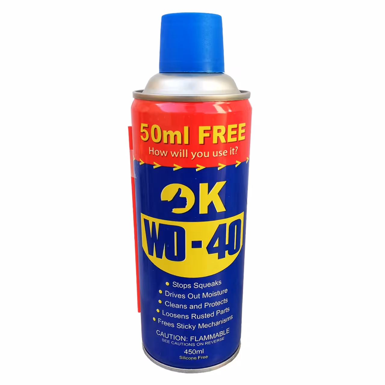 اسپری روان کننده اوکی مدل WD-40 حجم 450 میلی لیتر 