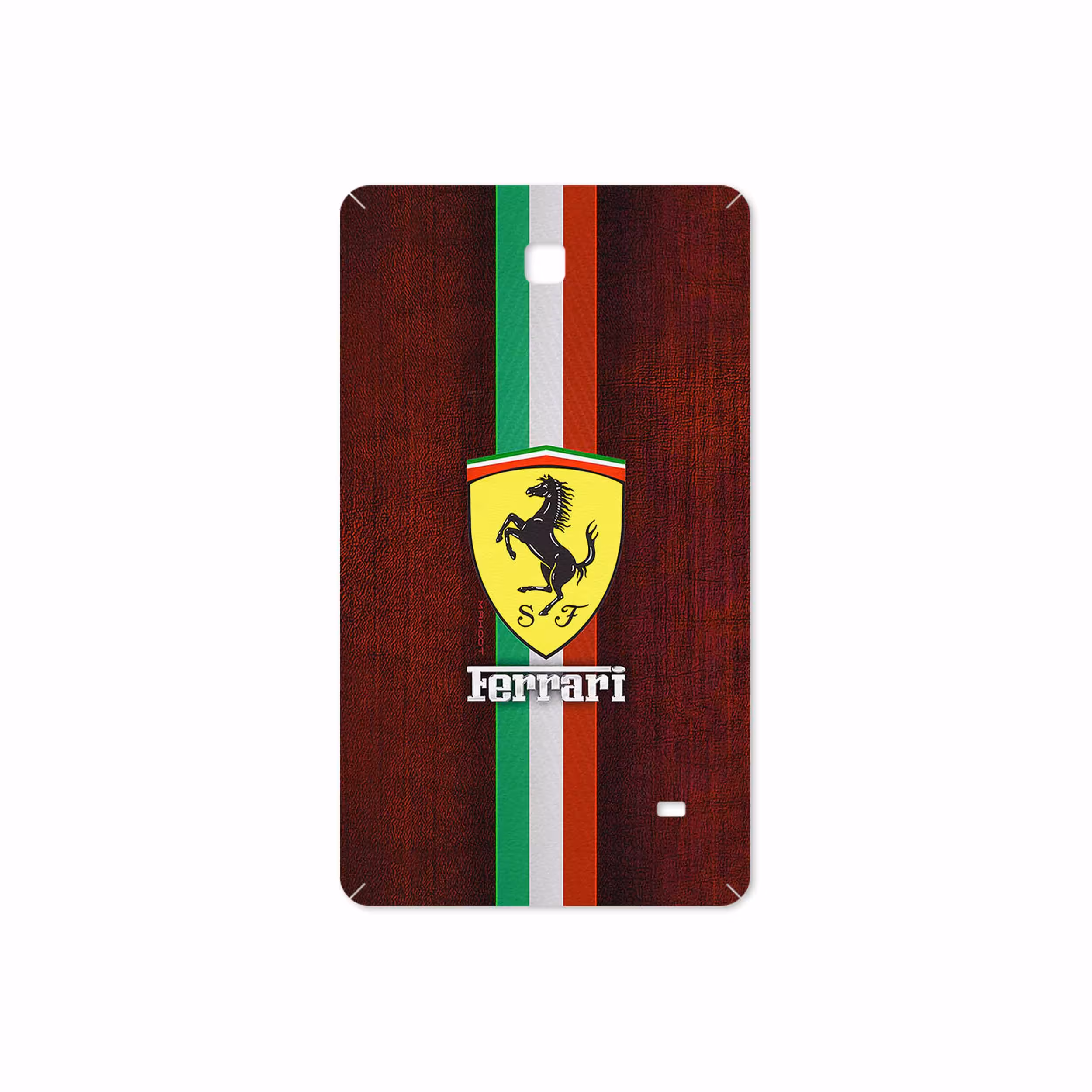 برچسب پوششی ماهوت مدل Ferrari مناسب برای تبلت سامسونگ Galaxy Tab 4 7.0 2014 T230