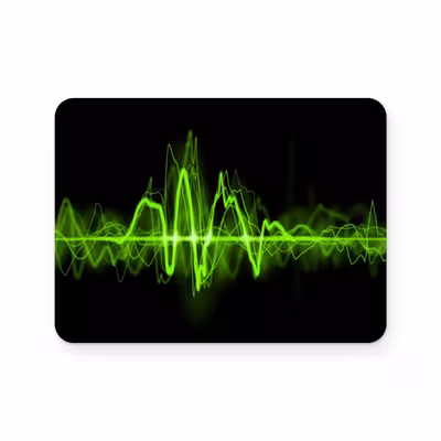 برچسب تاچ پد دسته پلی استیشن 4 ونسونی طرح Sound Waves