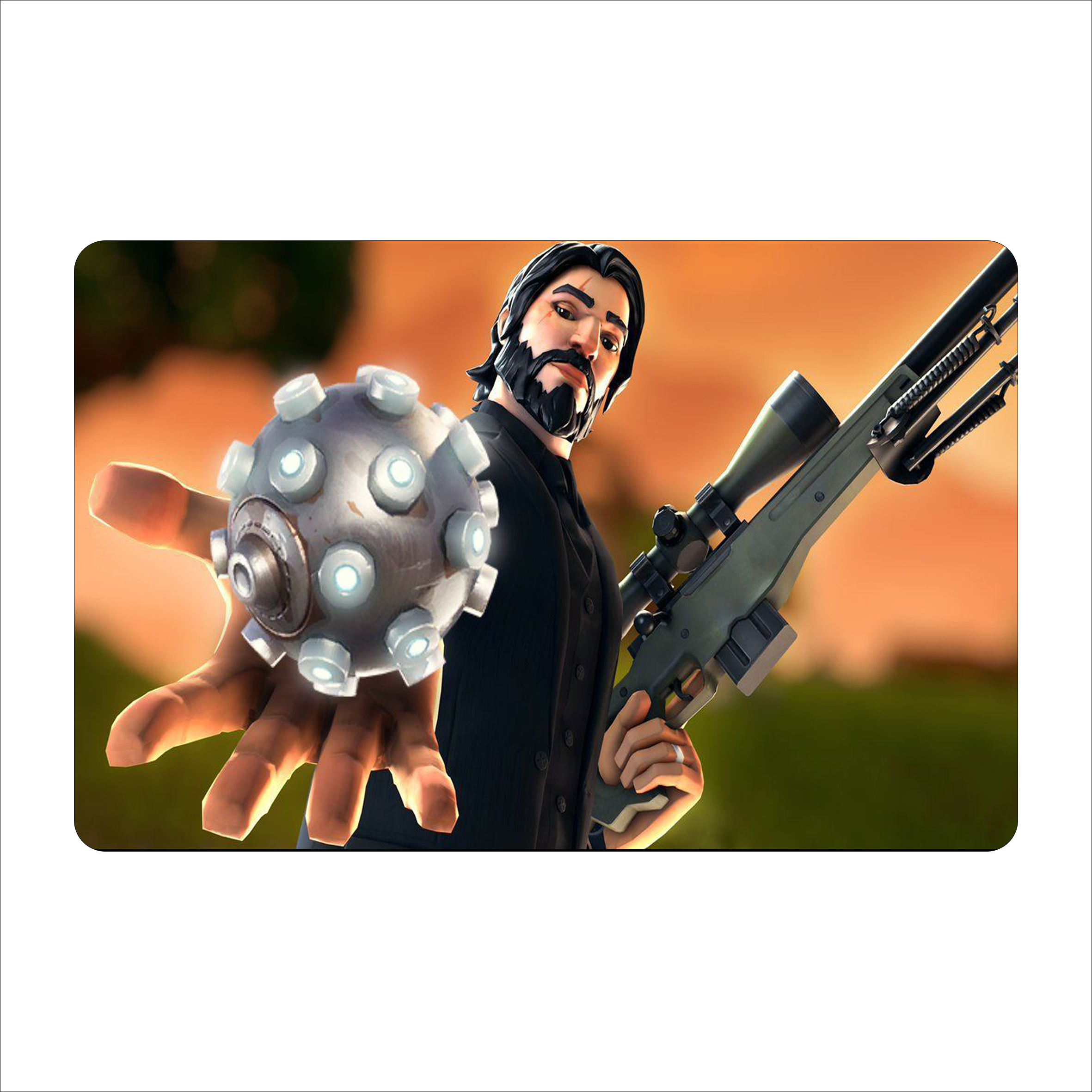 ماوس پد طرح جان ویک -john wick مدل MPB505