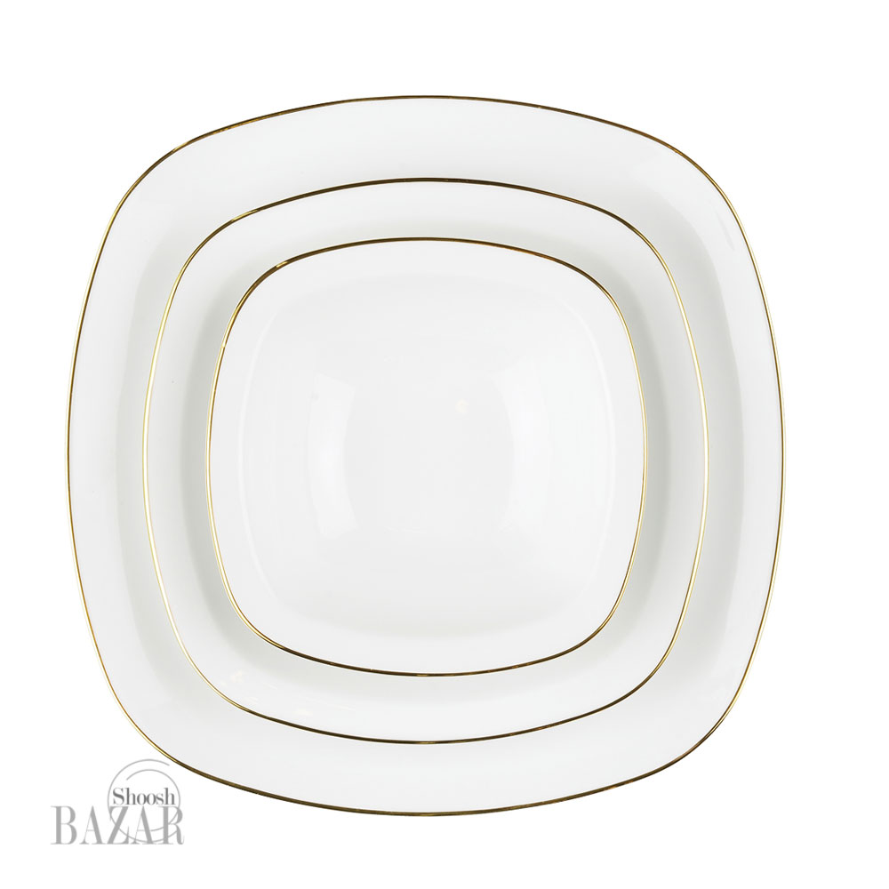 سرویس چینی زرین 27 پارچه طرح زرین 6 نفره