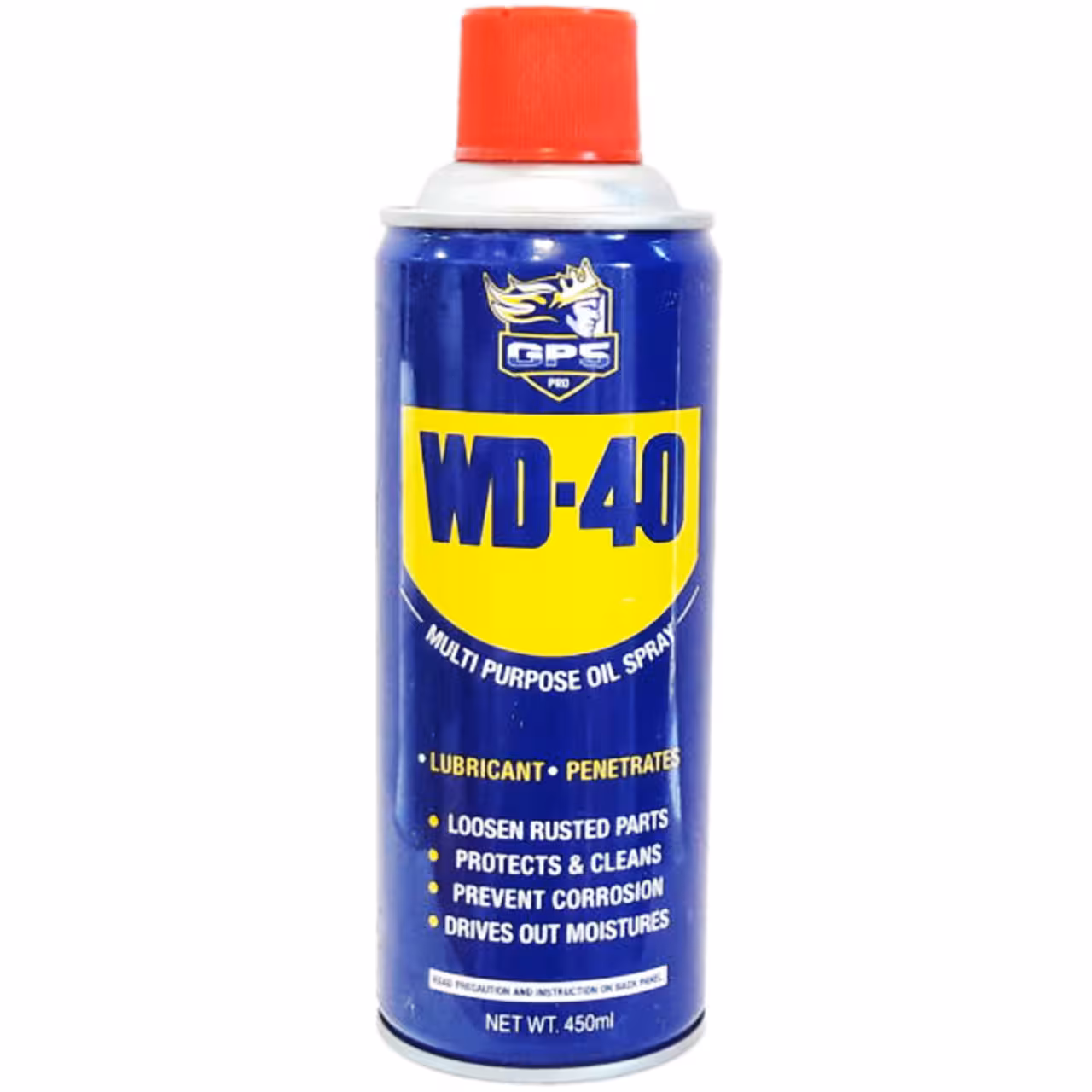 اسپری روان کننده جی پی اس گل پخش مدل WD-40 حجم 450 میلی لیتر