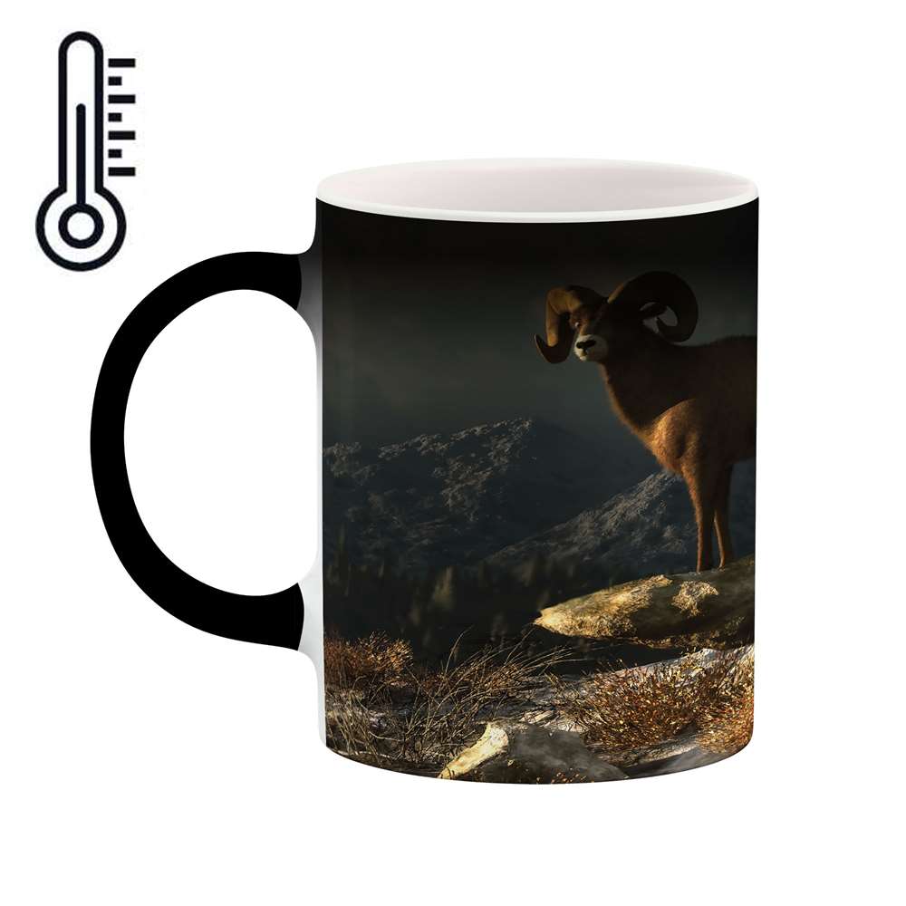 ماگ حرارتی طرح قوچ مدل mgh02299