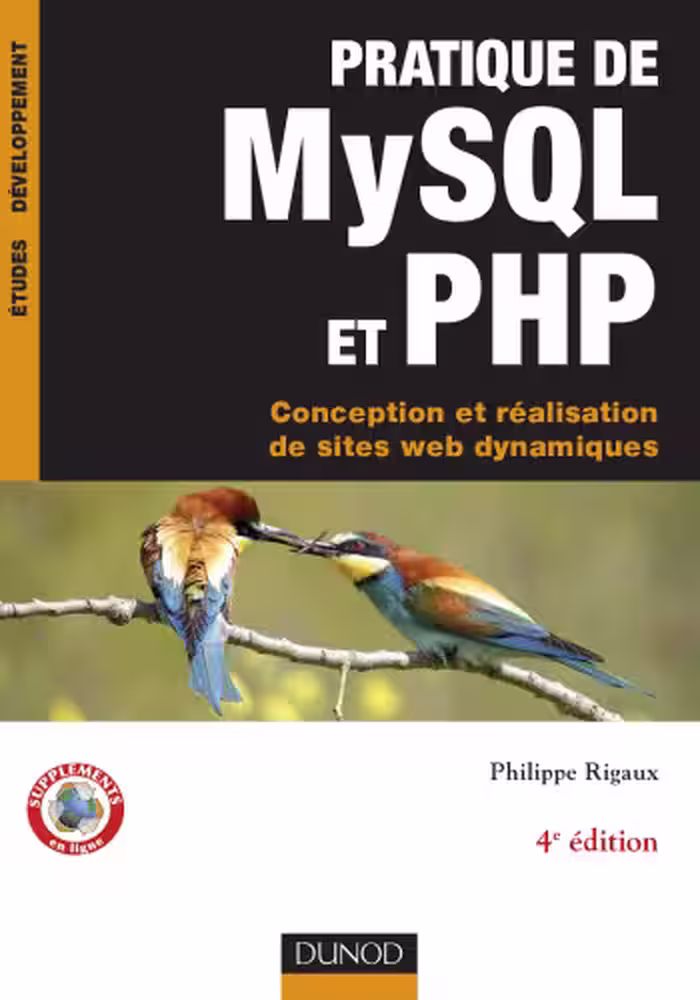 خرید و دانلود نسخه کامل کتاب Pratique de MySQL et PHP : Conception et realisation de sites web dynamiques - 4e edition
