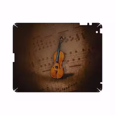 برچسب پوششی ماهوت مدل Violin-Instrument مناسب برای تبلت اپل iPad 2 2011 A1397