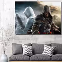 تابلو شاسی گالری استاربوی طرح Assassins Creed مدل بازی 04 | دنیای قاب