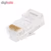 کانکتور کمیکس RJ45 cat6 بسته 100 عددی