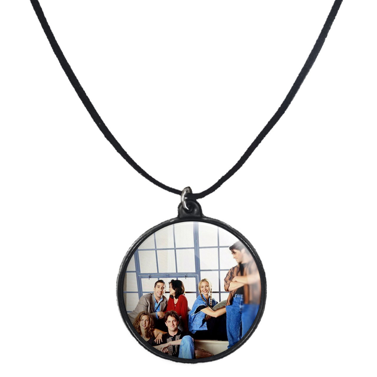 گردنبند پرمانه طرح فرندز کد pmb.18880 مدل دو طرفه