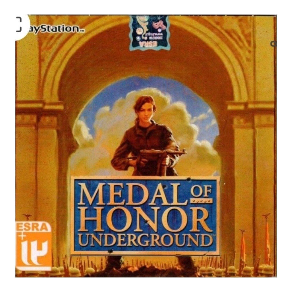 بازی MEDAL OF HONOR underground ps1 بازی مدال افتخار پلی استیشن 1