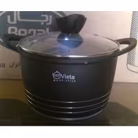 قابلمه 28 چدن گرانیت در پیرکس ویستا - رنگ مشکی 