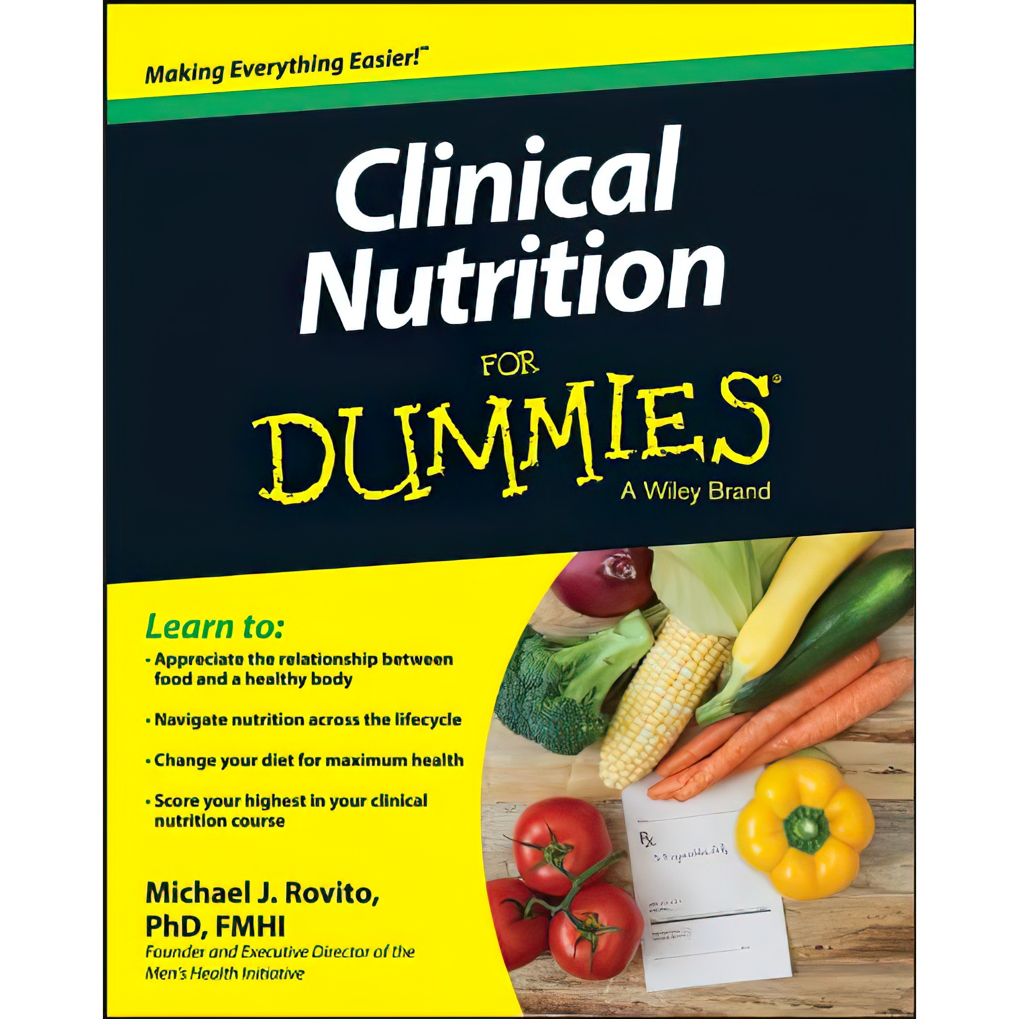 کتاب Clinical Nutrition For Dummies اثر Michael J Rovito انتشارات For Dummies