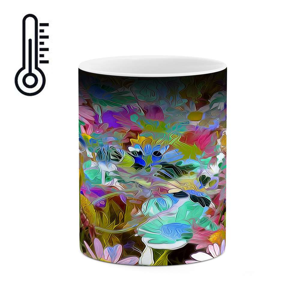 ماگ حرارتی کاکتی طرح نقاشی مدل mgh13740