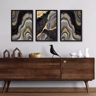 تابلو مدل ماربلMarble مجموعه 3 عددی