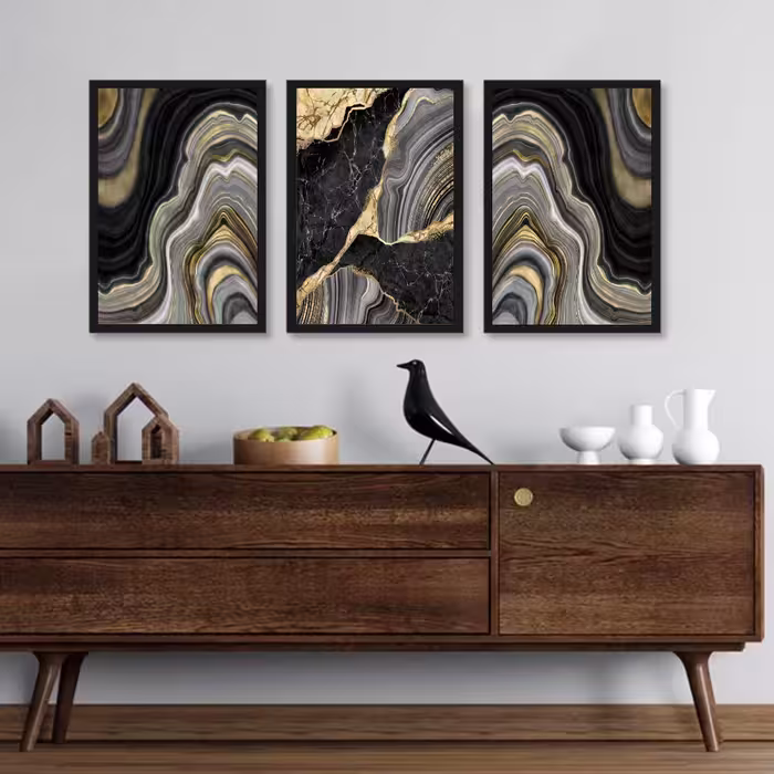 تابلو مدل ماربلMarble مجموعه 3 عددی