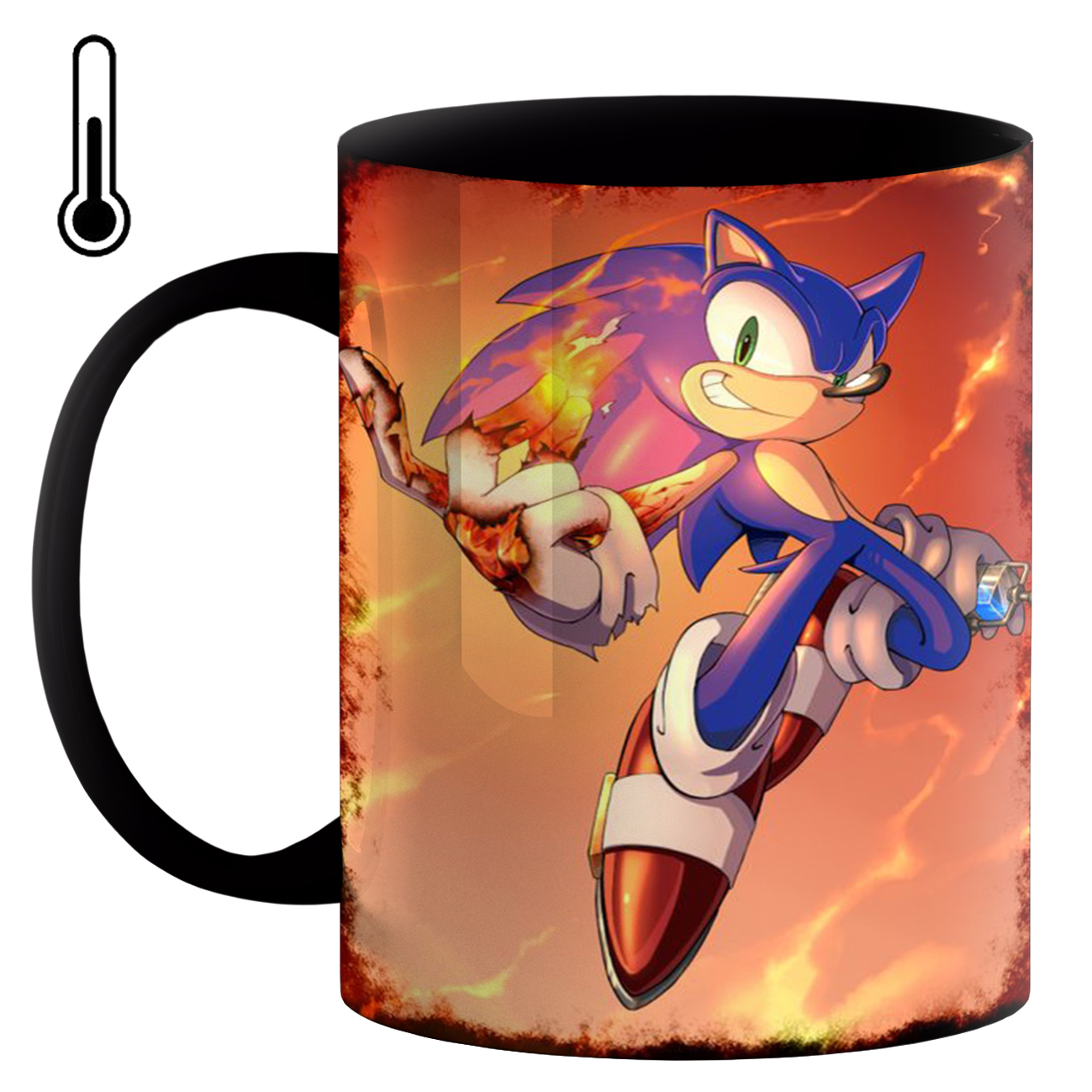 ماگ حرارتی طرح سونیک کد 400