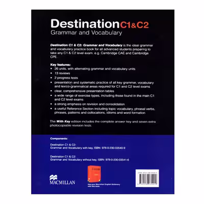 کتاب Destination Grammar And Vocabulary With Answer Key اثر Malcolm Mann And Steve Taylore-Knowles انتشارات اشتیاق نور سه جلدی