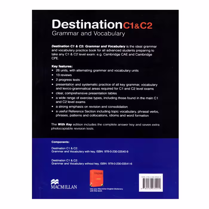 کتاب Destination Grammar And Vocabulary With Answer Key اثر Malcolm Mann And Steve Taylore-Knowles انتشارات اشتیاق نور سه جلدی