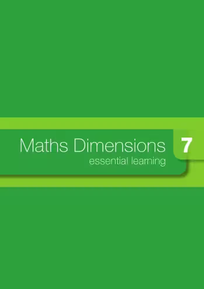 خرید و دانلود نسخه کامل کتاب Maths dimensions 7