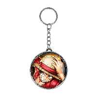 جاکلیدی خندالو طرح لوفی انیمه وان پیس One Piece مدل دوطرفه کد 1053910534