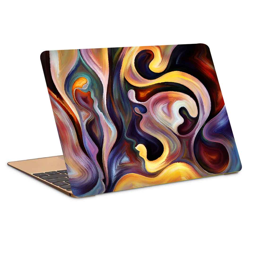 استیکر لپ تاپ مدل woman oil painting 2 کد c-994 مناسب برای لپ تاپ 15.6 اینچ