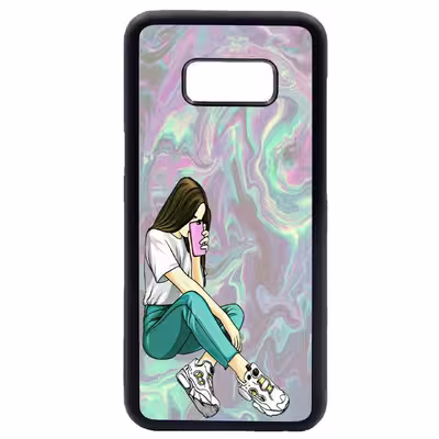 کاور طرح دخترانه کد 8141 مناسب برای گوشی موبایل سامسونگ galaxy s8 plus