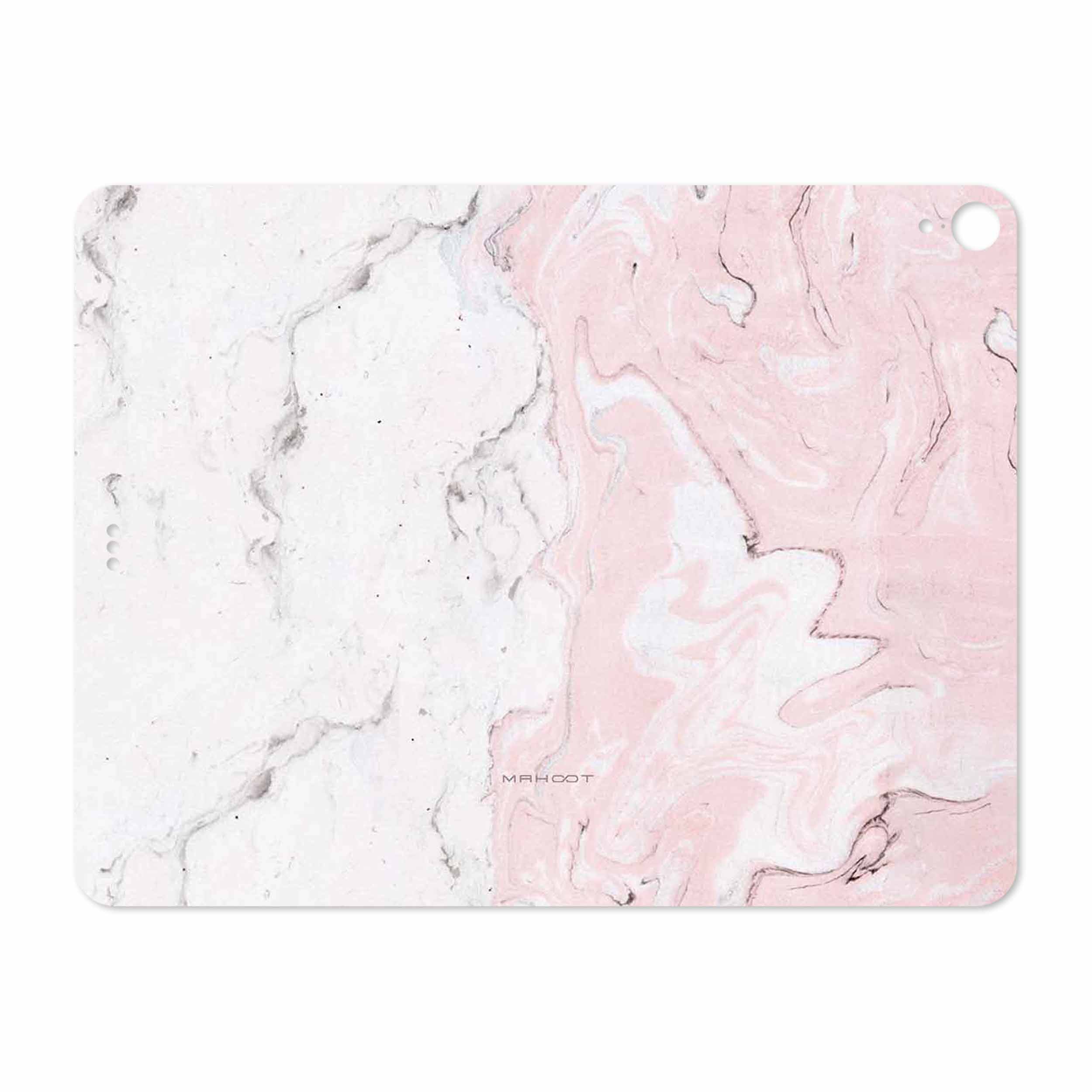 برچسب پوششی ماهوت مدل Blanco-Pink-Marble مناسب برای تبلت اپل iPad Pro 12.9 (GEN 3) 2018 A1983