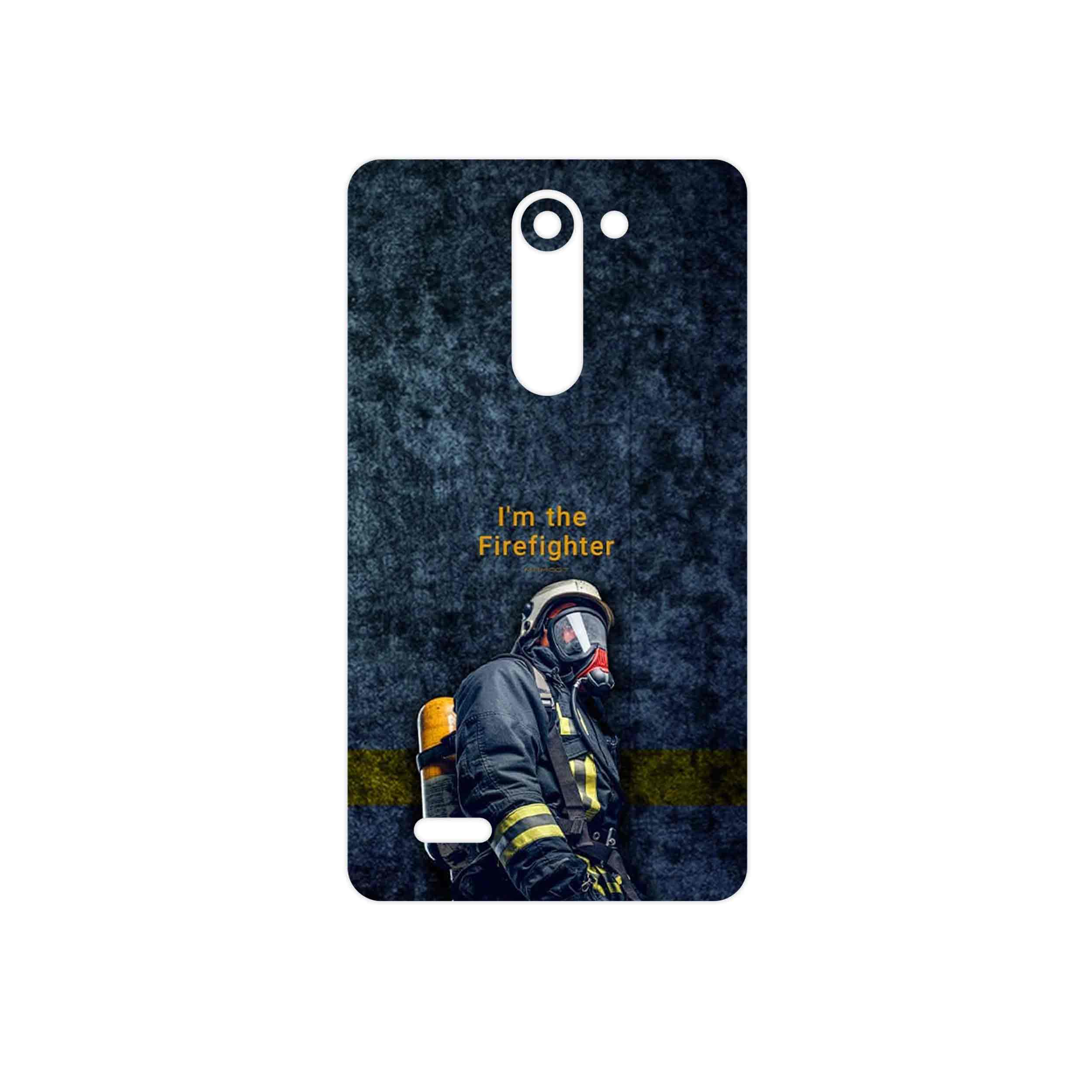 برچسب پوششی ماهوت مدل Firefighter مناسب برای گوشی موبایل ال جی L Bello