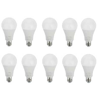 لامپ فوق کم مصرف اس ام دی 15 وات تک تاب مدل حبابی کد ka015 پایه E27 مجموعه 10 عددی