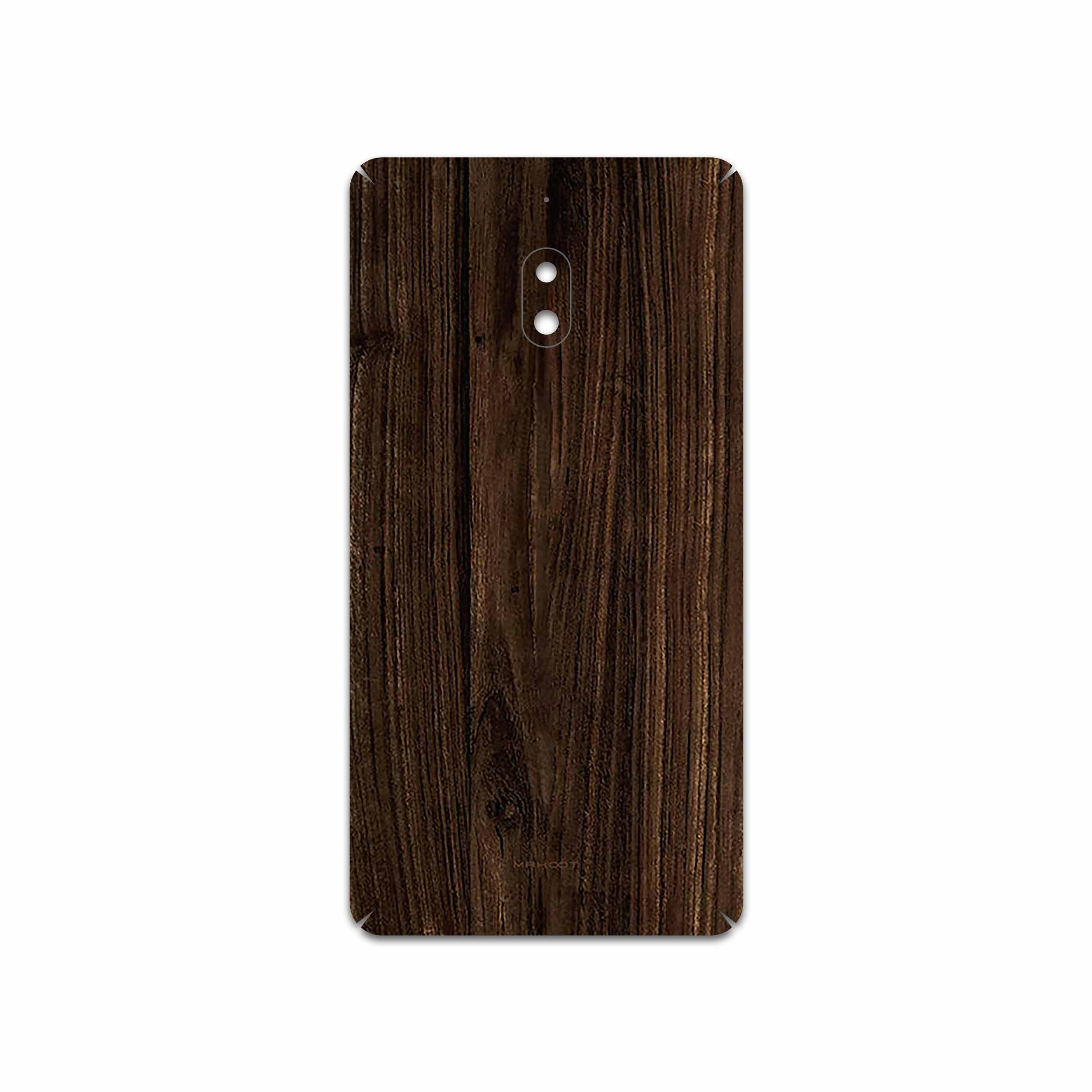 برچسب پوششی ماهوت مدل Dark Walnut Wood مناسب برای گوشی موبایل نوکیا 2.1