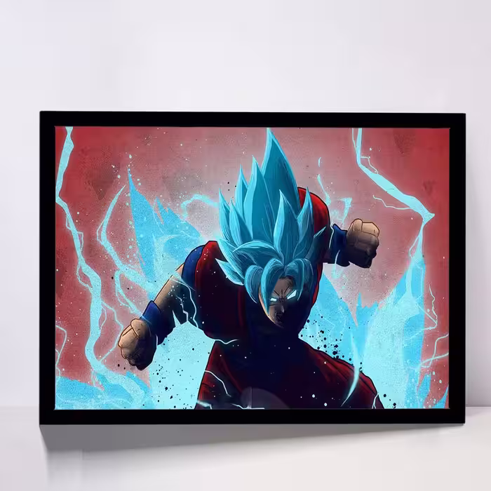 تابلو مدل goku anime کد F-12039