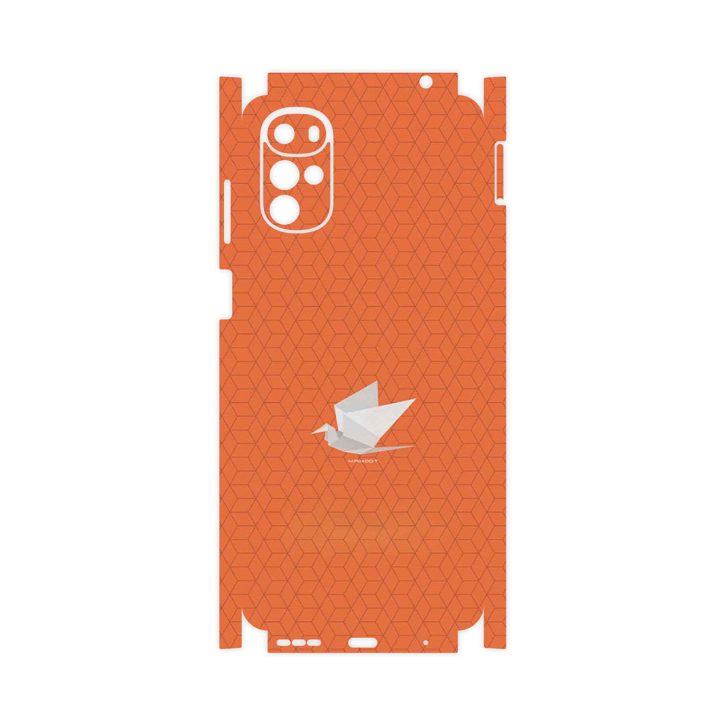 برچسب پوششی ماهوت مدل Minimalist origami bird-FullSkin مناسب برای گوشی موبایل موتورولا Moto G22