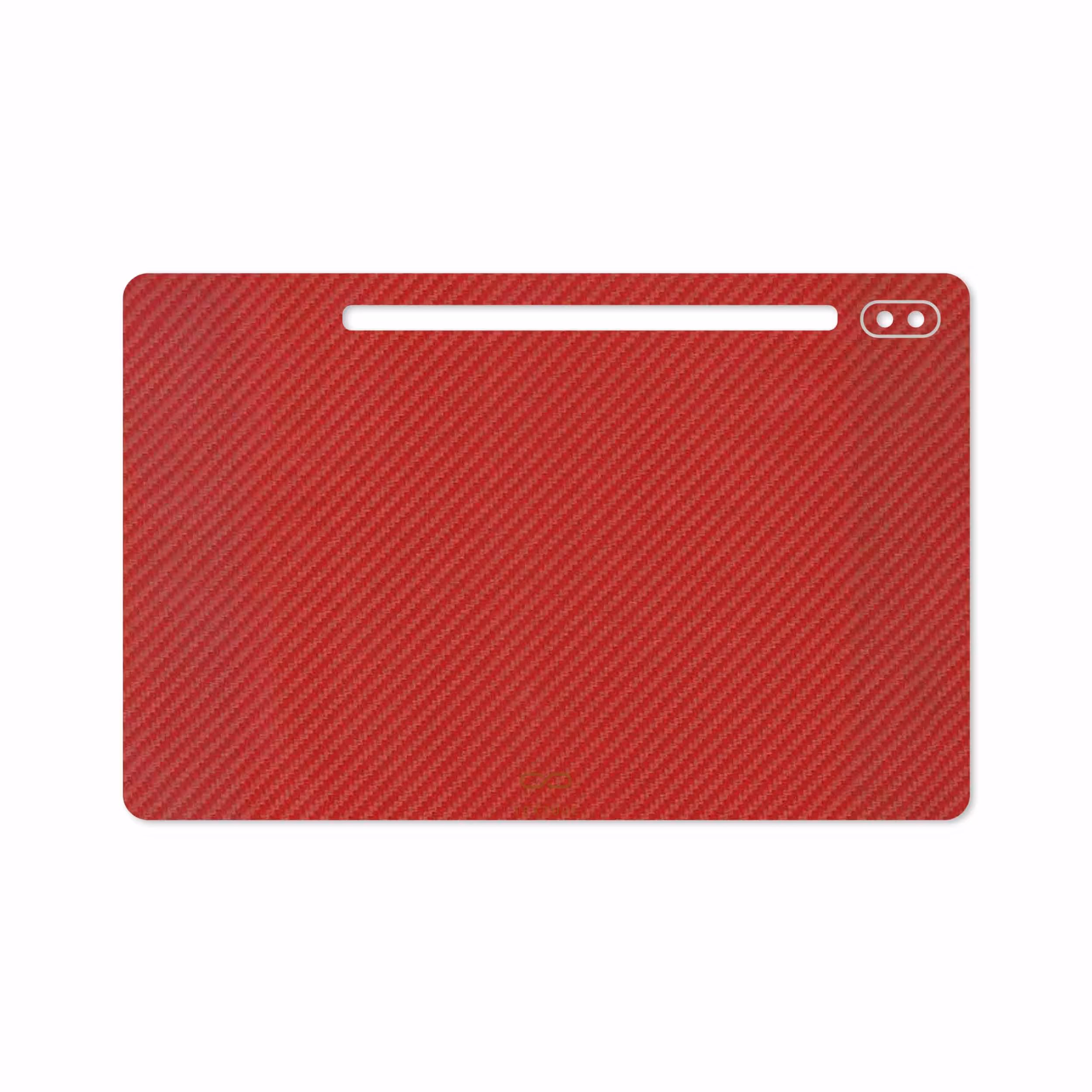 برچسب پوششی ماهوت مدل Red-Fiber مناسب برای تبلت سامسونگ Galaxy Tab S6 2019 SM-T865