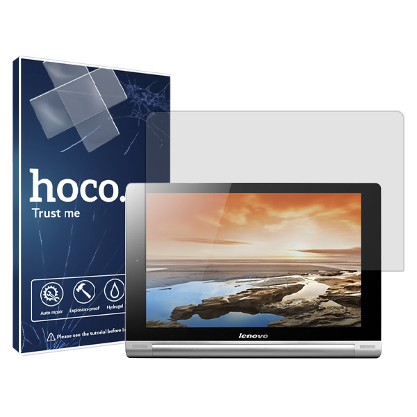 گلس تبلت لنوو Yoga Tablet 10 HD مدل نانو هیدروژل شفاف برند هوکو کد L
