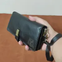 کیف پول چرم طبیعی دست دوز کد 502