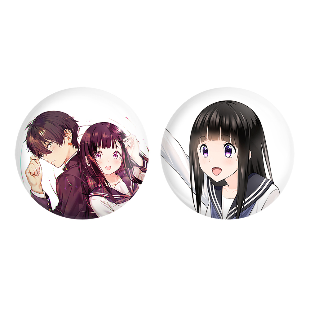 پیکسل خندالو مدل چیتاندا و اورکی انیمه هیوکا Hyouka کد 1710217099 مجموعه 2 عددی