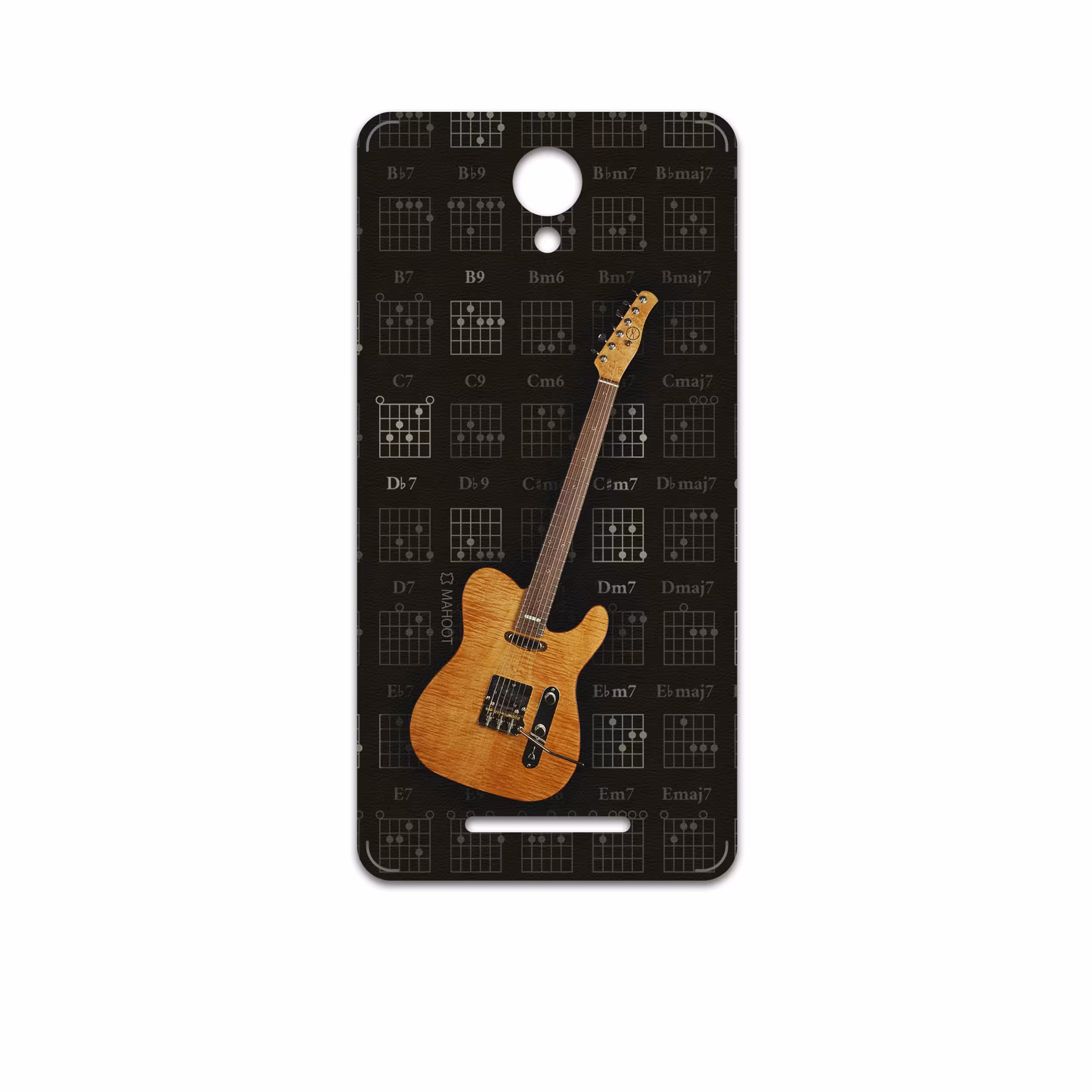 برچسب پوششی ماهوت مدل Guitar-Instrument مناسب برای گوشی موبایل شیائومی Redmi Note 2