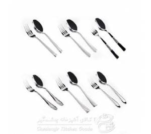 سرویس قاشق چنگال 12 پارچه استیل یونیک UN-5688