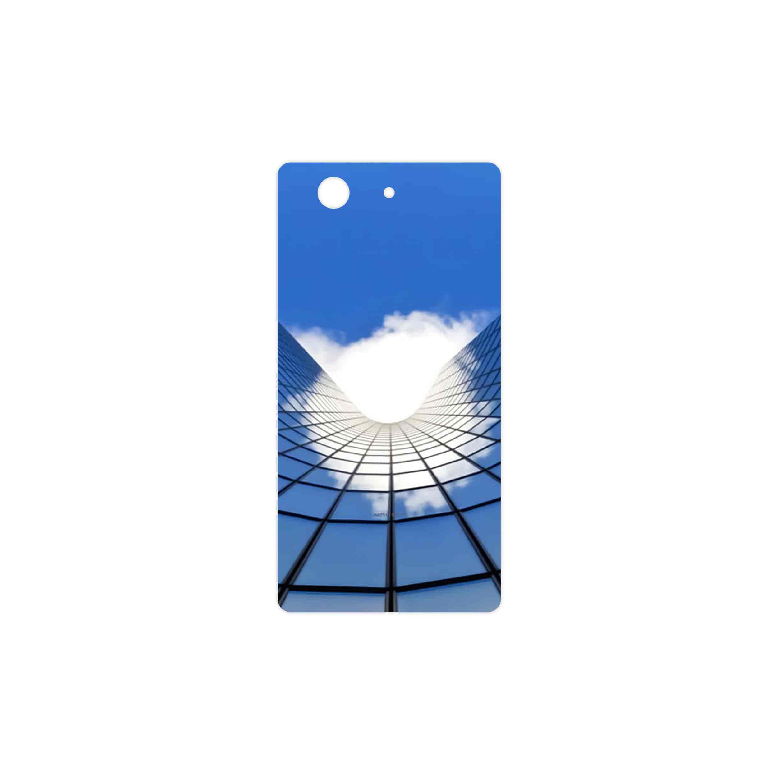 برچسب پوششی ماهوت مدل Glass skyscraper مناسب برای گوشی موبایل سونی Xperia Z3 Compact