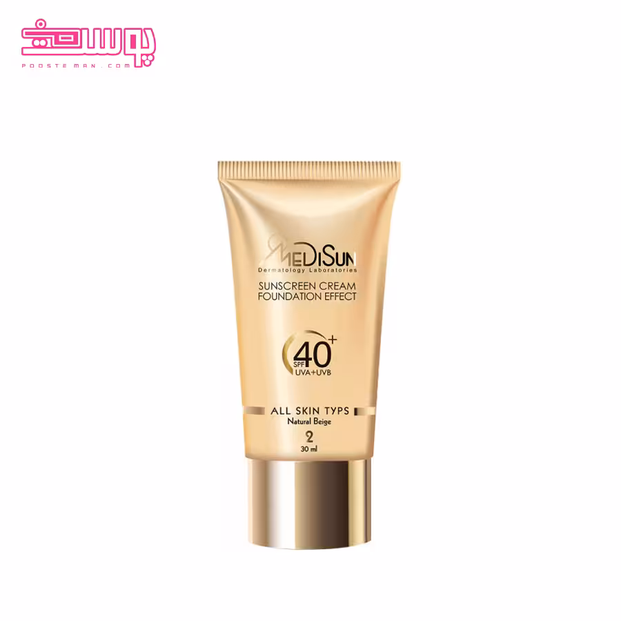 ضد آفتاب رنگی مدیسان spf 40 حجم 30ml