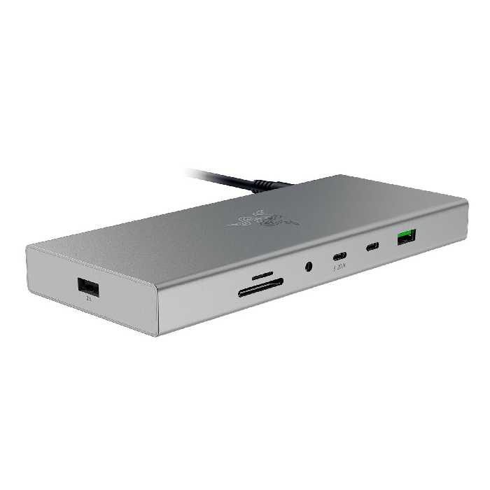 خرید هاب Razer USB 4 Dock Mercury با بهترین قیمت