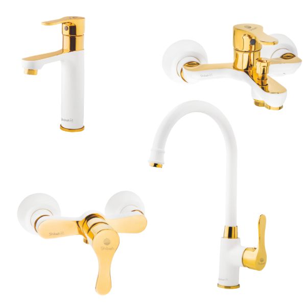 ست شیرآلات شیبه مدل رز