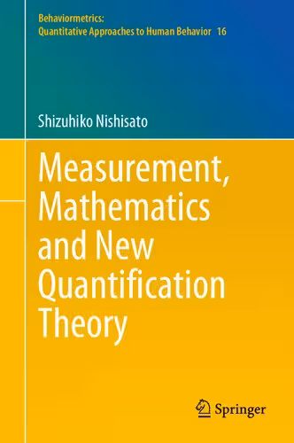 خرید و دانلود نسخه کامل کتاب Measurement, Mathematics and New Quantification Theory