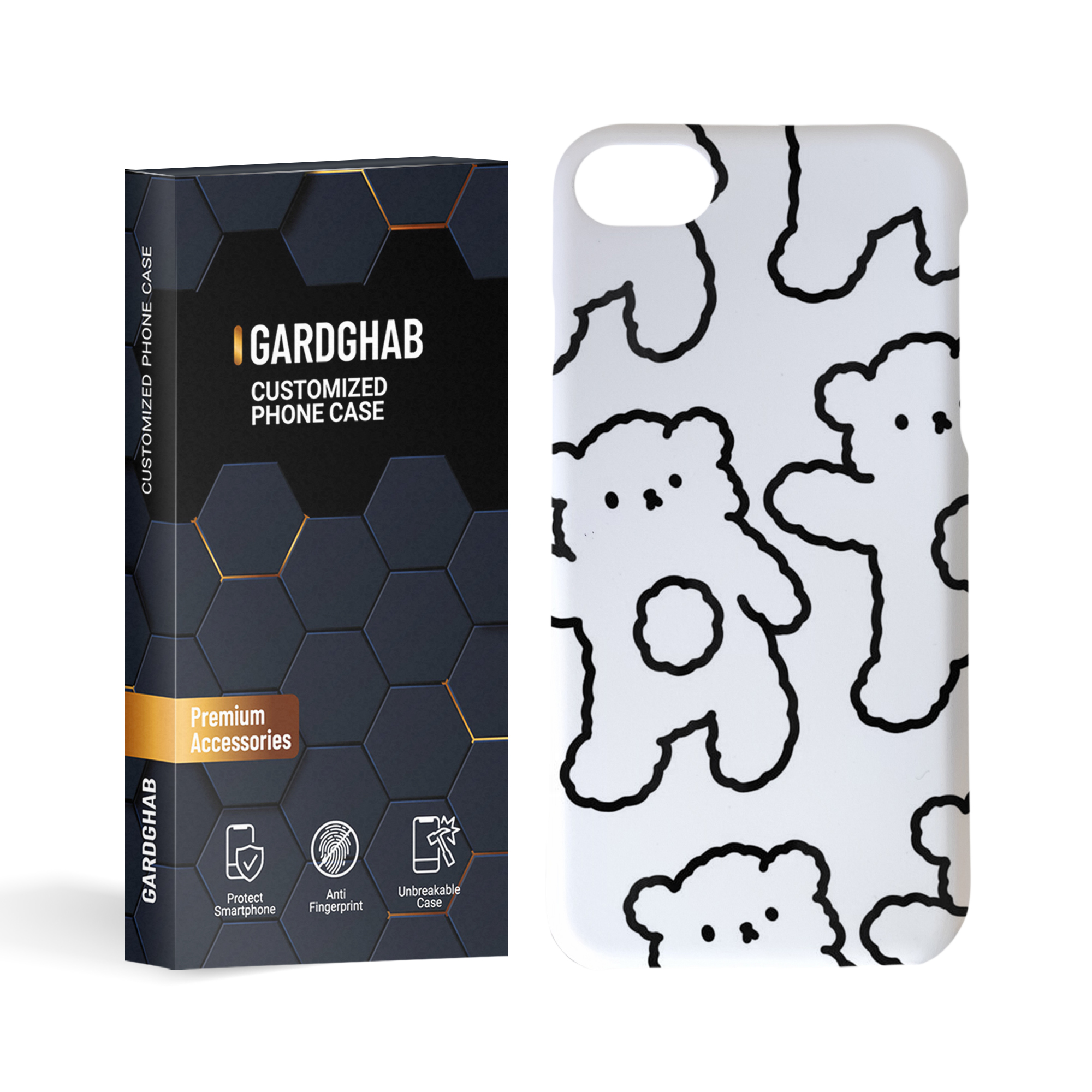    کاور گارد قاب مدل فانتزی مناسب برای گوشی موبایل اپل iphone 7 / 8 / se2020