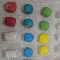 پک خمیر چینی-مجسمه سازی رنگ شده5رنگ(300گرمی) 