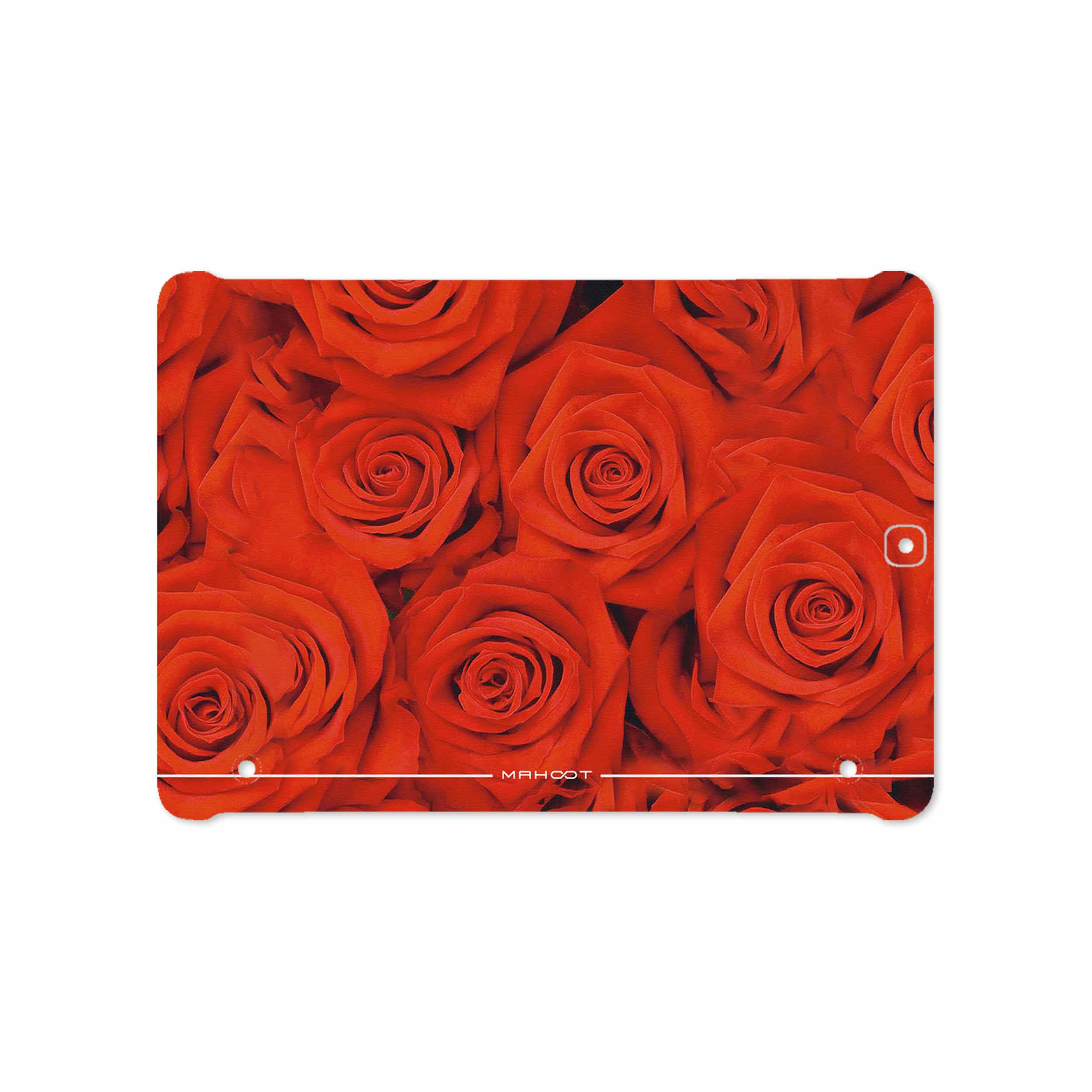 برچسب پوششی ماهوت مدل Red-Flower مناسب برای تبلت سامسونگ Galaxy Tab S2 9.7 2016 T819N