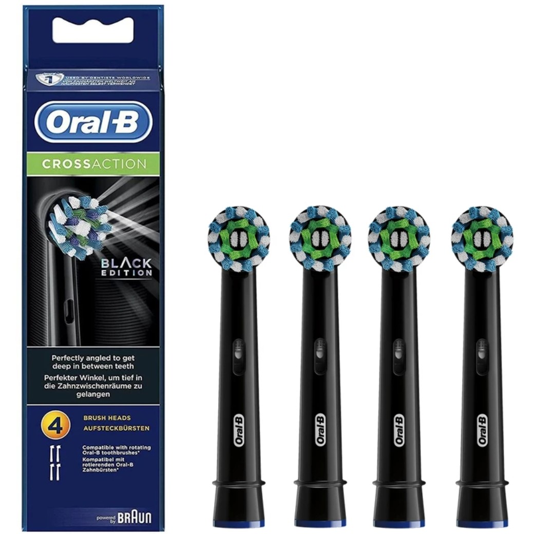 سری یدک مسواک برقی اورال-بی Oral-B مدل Cross Action بسته 4 عددی