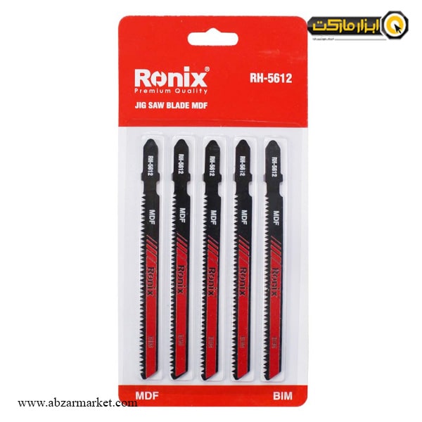 تیغ اره عمود بر MDF رونیکس مجموعه 5 عددی مدل RH-5612