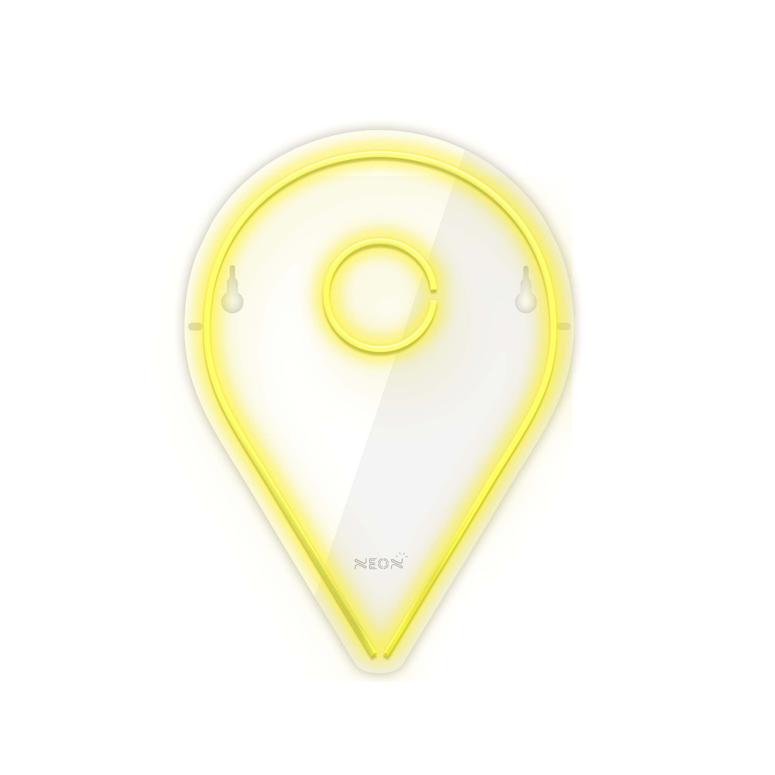 چراغ دیواری نئون دیزاین طرح Location_YL