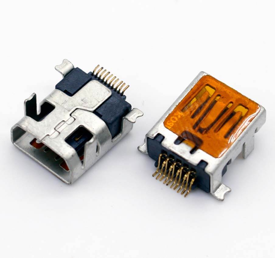 سوکت Mini USB مادگی 10 پین