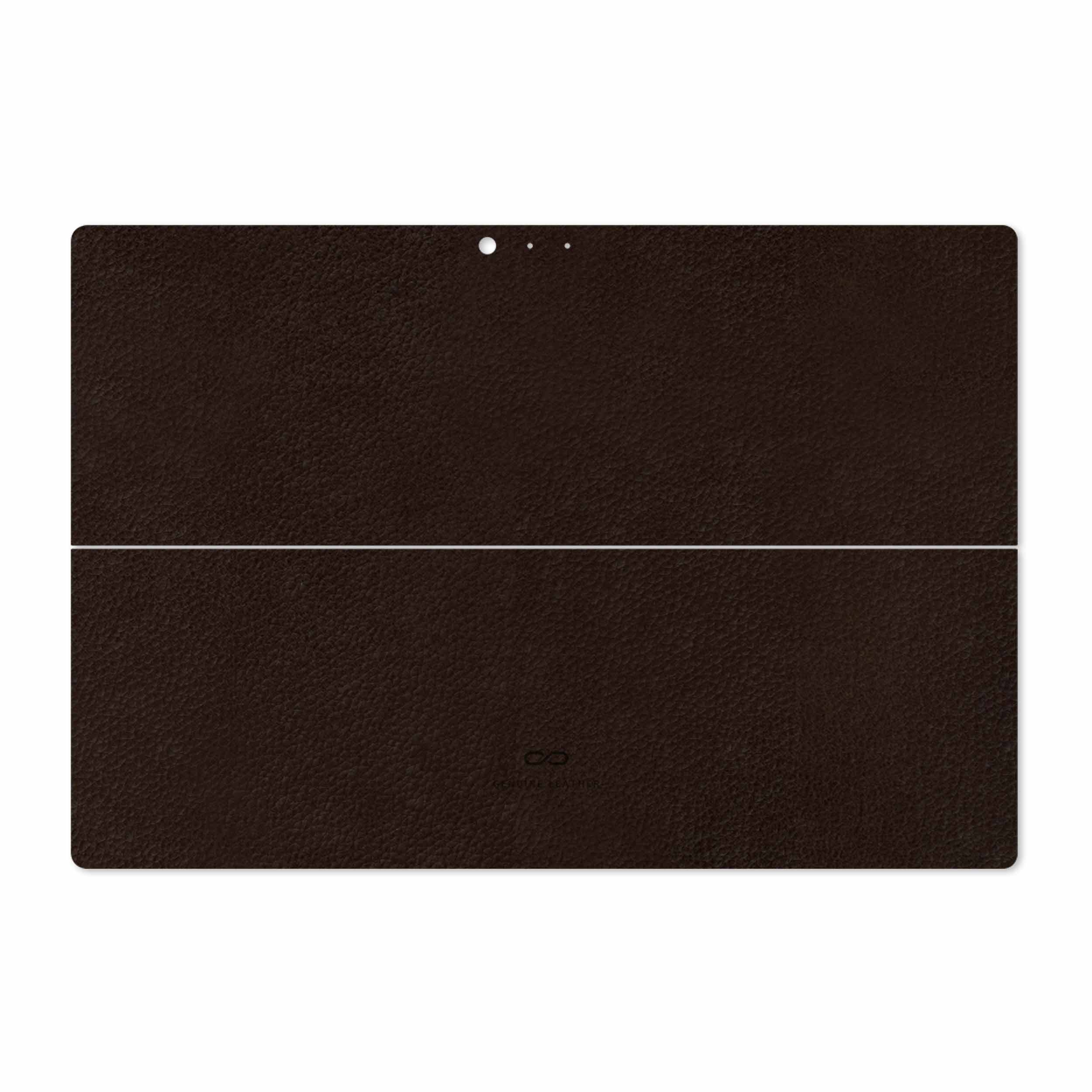 برچسب پوششی ماهوت مدل Dark-Brown-Leather مناسب برای تبلت مایکروسافت Surface Pro 3 2014